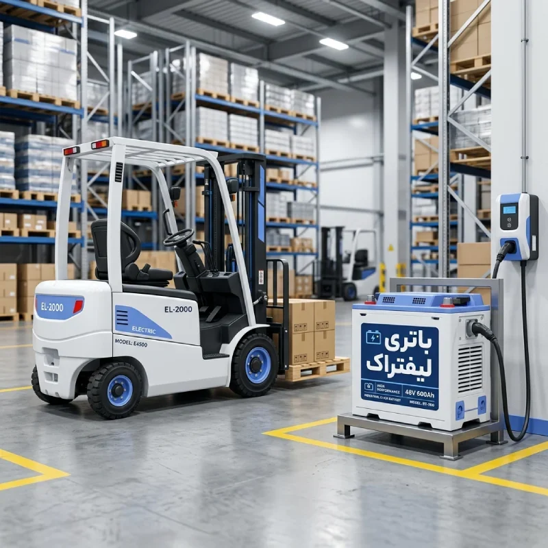 مقایسه ظرفیت باتری لیفتراک برقی