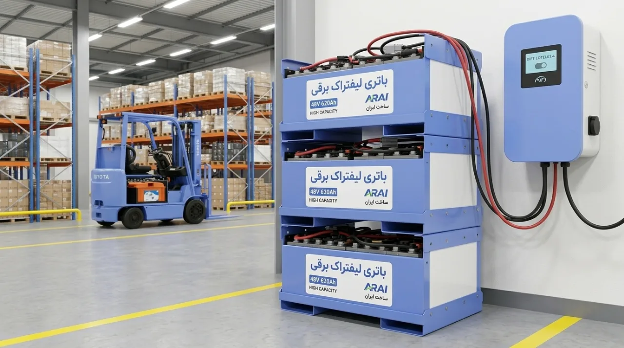 مقایسه ظرفیت باتری لیفتراک
